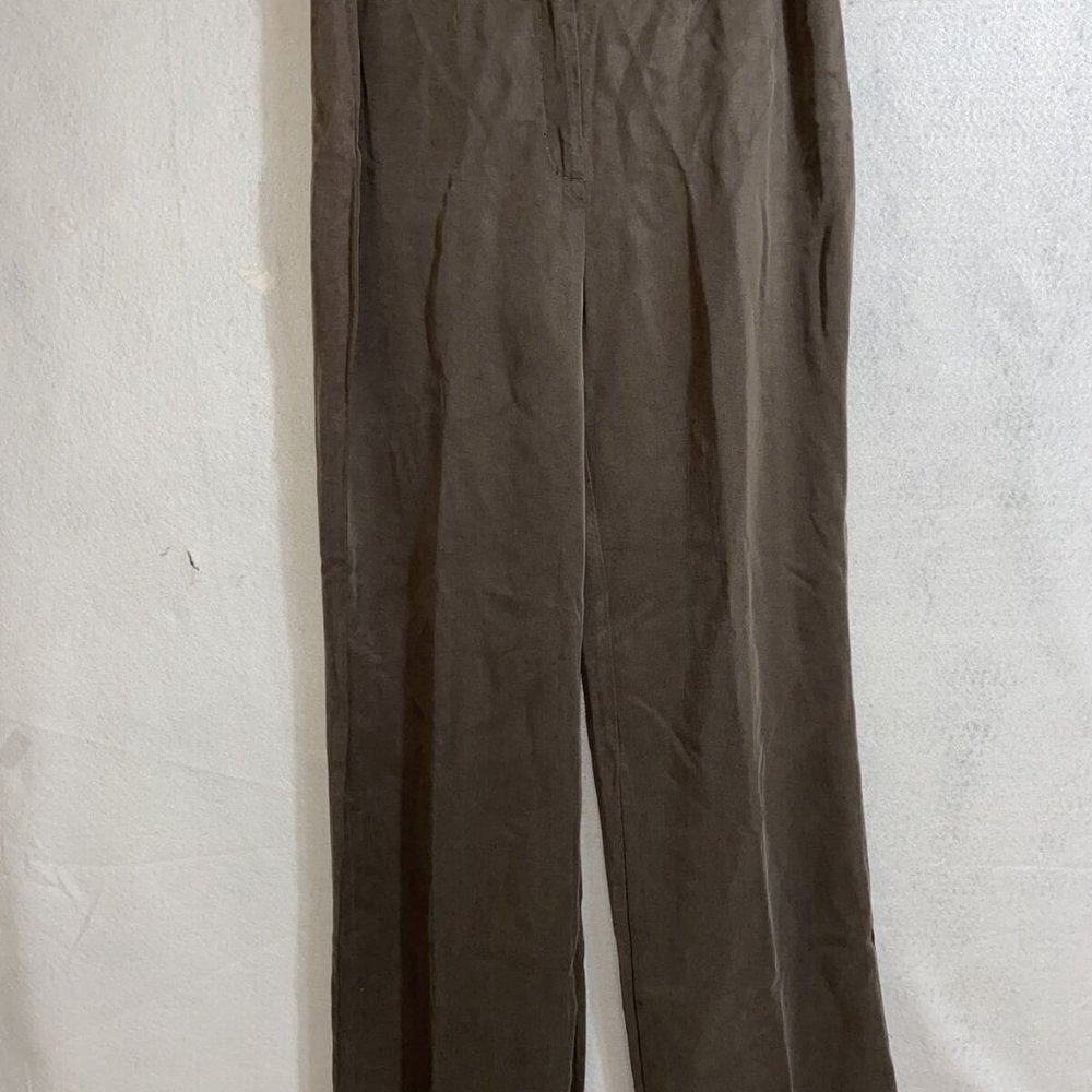 J. Jill Pure Tencel Women's Brown‎ Wide Leg Pants Size S